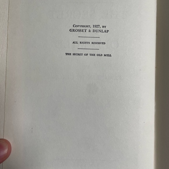 Vintage‎ Hardy Boys book The Secret Of The Old Mill 1927 - Picture 4 of 5
